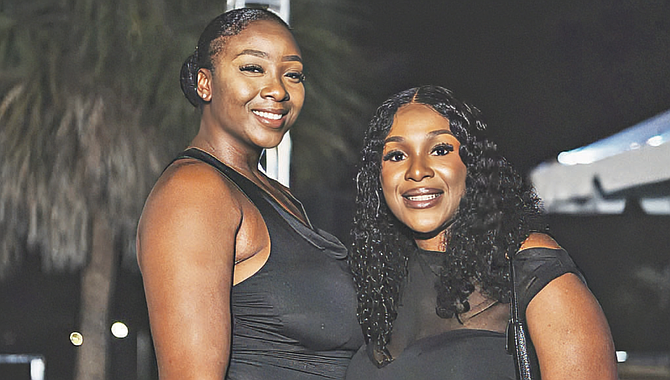 MISSING Katrina Kelly (left) with her cousin Loretta Cash-Pierre.
