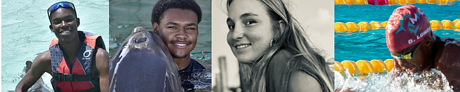 (L-R) Jayden Pratt, Trevan Pyform, Taryn Mckinney Lambert, and Daniel Longe