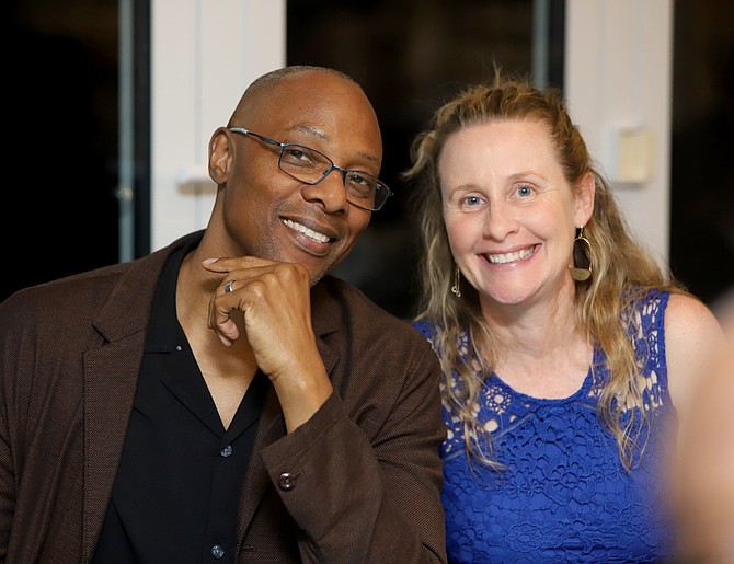 Troy Kemp (L) and wife Mary Kemp (R)