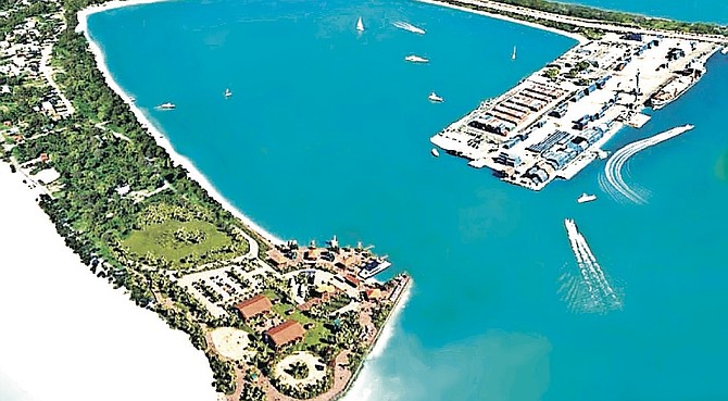 Freeport Harbour Expansion rendering