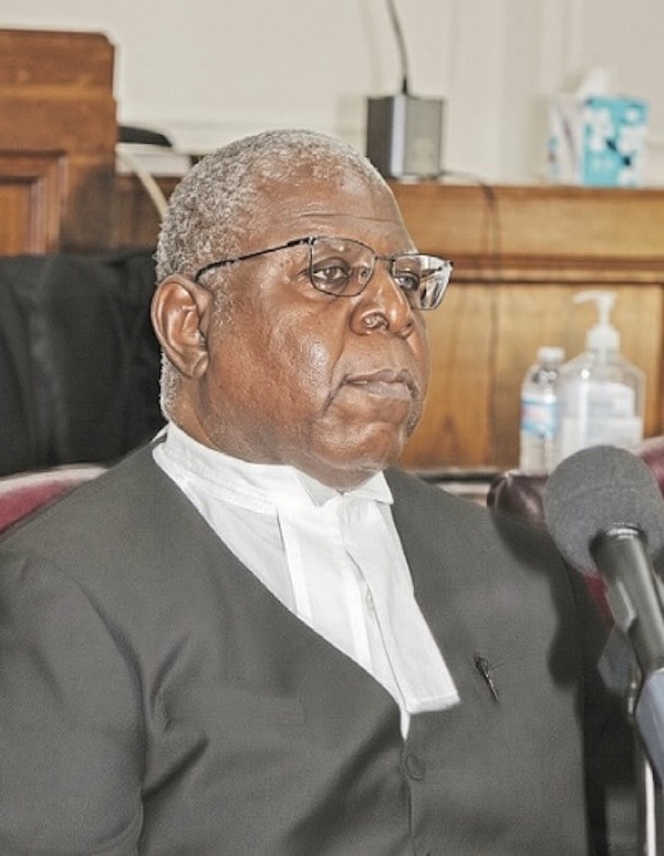 COURT of Appeal President Justice Milton Evans.