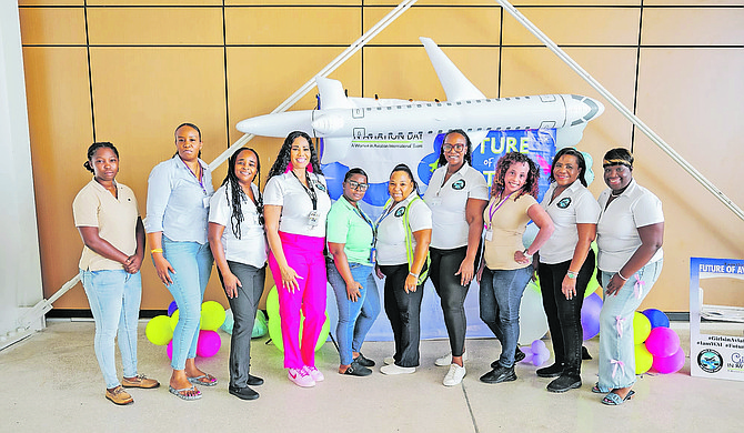 Girls take to the skies at Bahamas Aviation Day