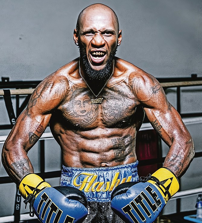 BAHAMIAN professional boxer Carl “King Flashy 242” Hield