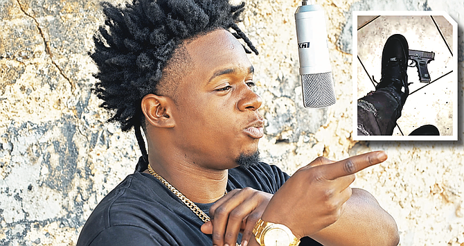 SHOOTING victim, Yaphet Newton, who went by the rap name ESN Phetty. These images are from his music videos, which often depict dark themes associated with gun violence and retaliation.