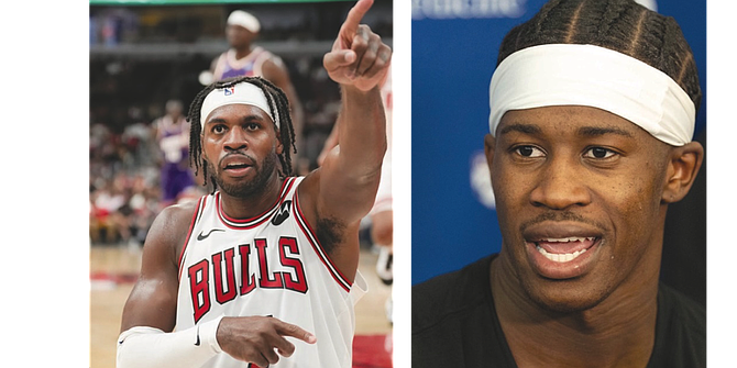 (L-R) 'Buddy' Hield and 'VJ' Edgecombe