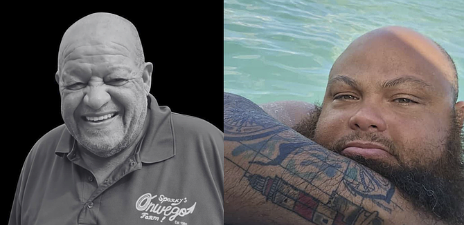 Gene 'Sparky' Fountain (L) and Thomas Jean-Baptiste (R)