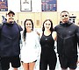 Lamar Taylor, far right, and other swimmers at …
