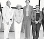 Social Services Minister Barbara Cartwright (Third from left) …