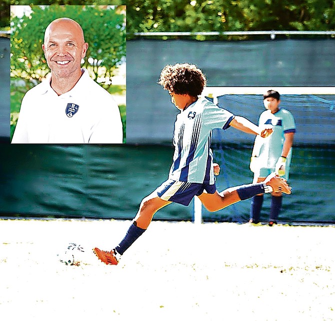 LYFORD Cay International School athletic director Scot Ruggles (corner) said the competitions reflect the school's commitment to providing students with opportunities to compete beyond The Bahamas.